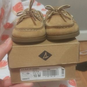 Kids A/O slip on Sahara Sperry